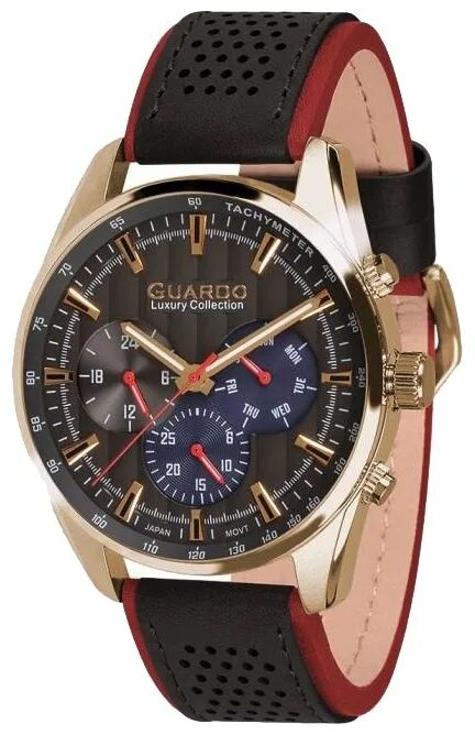 Guardo luxury collection s01652b как поменять батарейку Наручные часы Guardo мужские S1313.1 синий кварцевые, водонепроницаемые, коричне