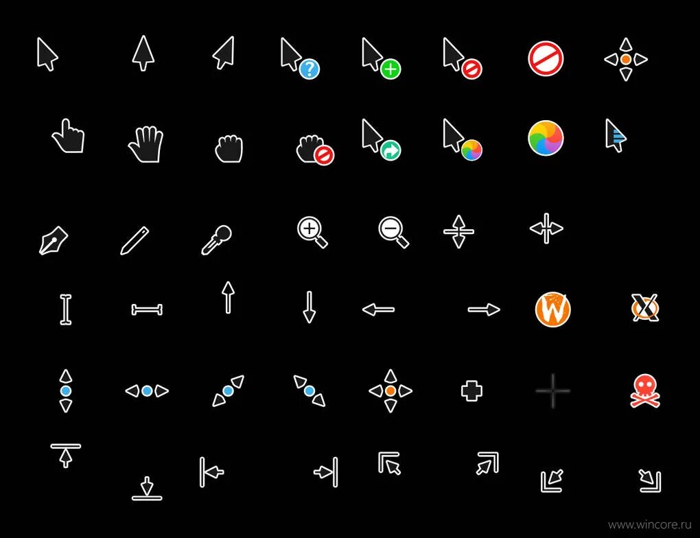 Указатели мыши windows. Указатели мыши для Windows 10. Указатель мыши виндовс 10. Курсор мыши виндовс 11. Прикольные курсоры.