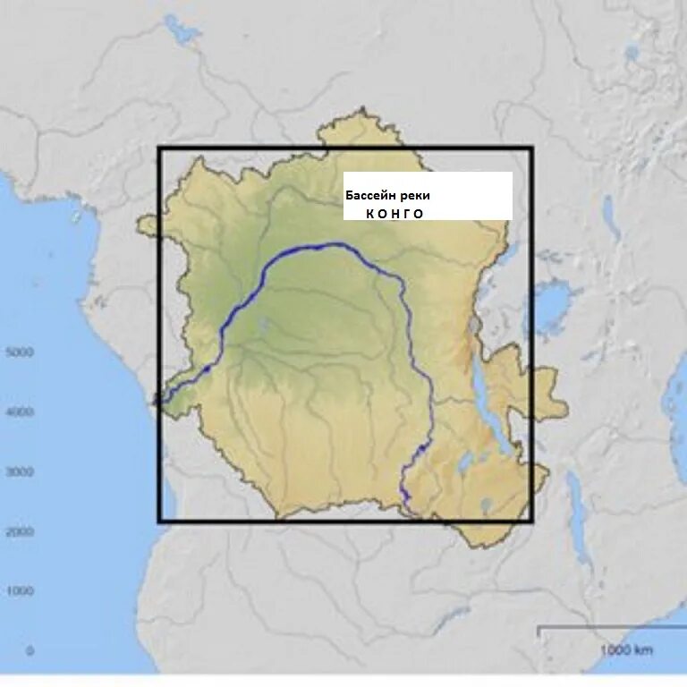 Река конго какой бассейн. Бассейн реки Конго. Бассейн реки Конго на карте. Границы бассейна реки Конго. Речной бассейн Конго.