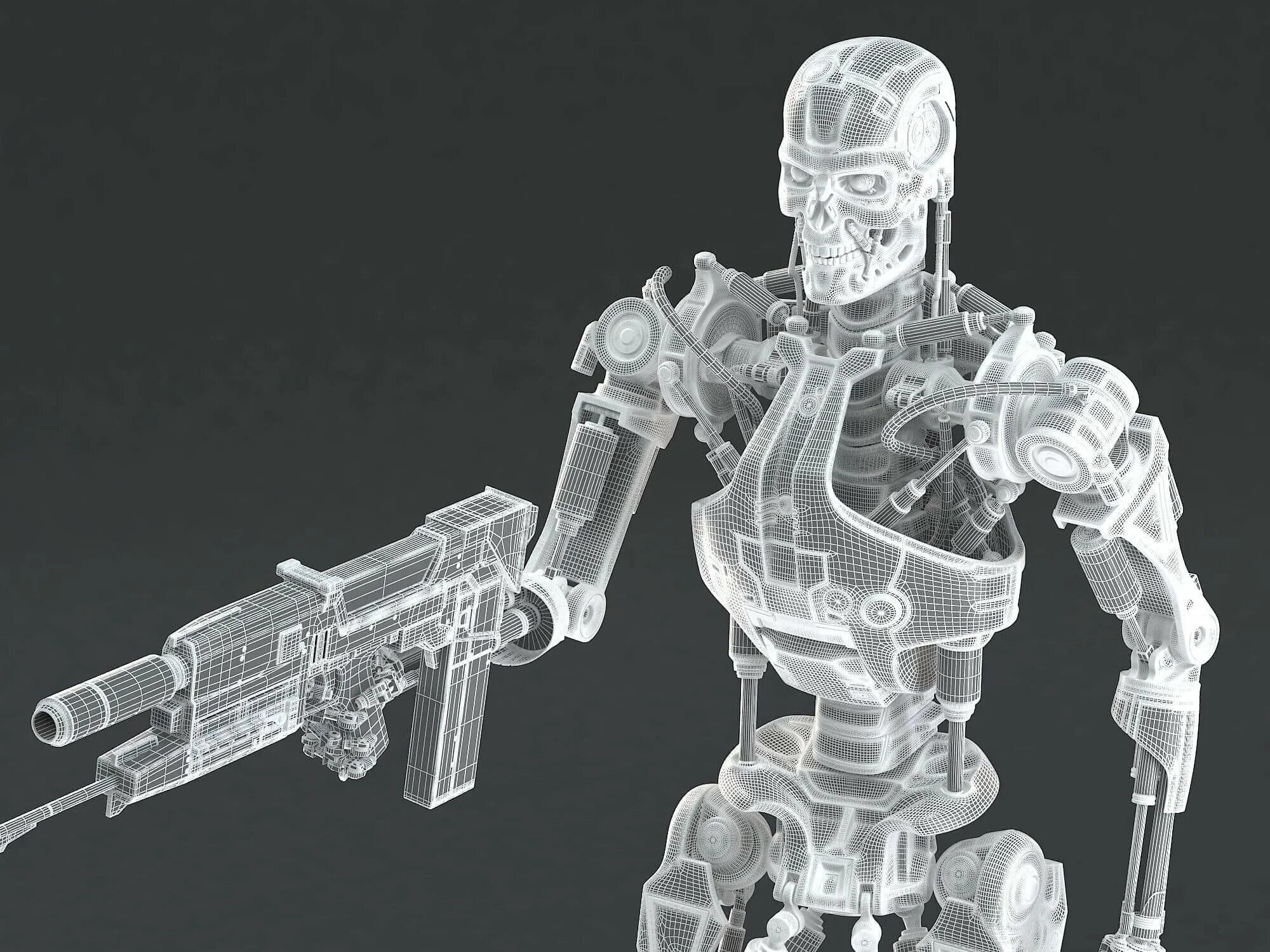 TERMINATOR T-800 Terminator, Robot, Metal
