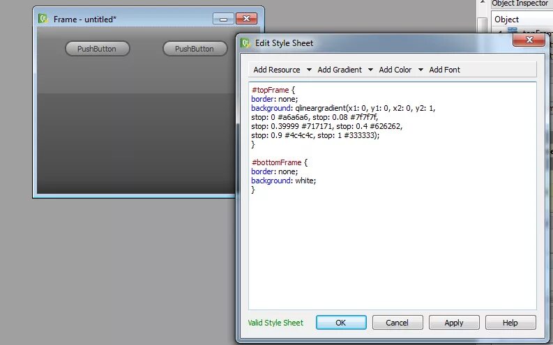 Qt css. Qt SETSTYLESHEET пример. Готовые стили для кнопок qt. Qt Designer stylesheet примеры. Qt примеры.