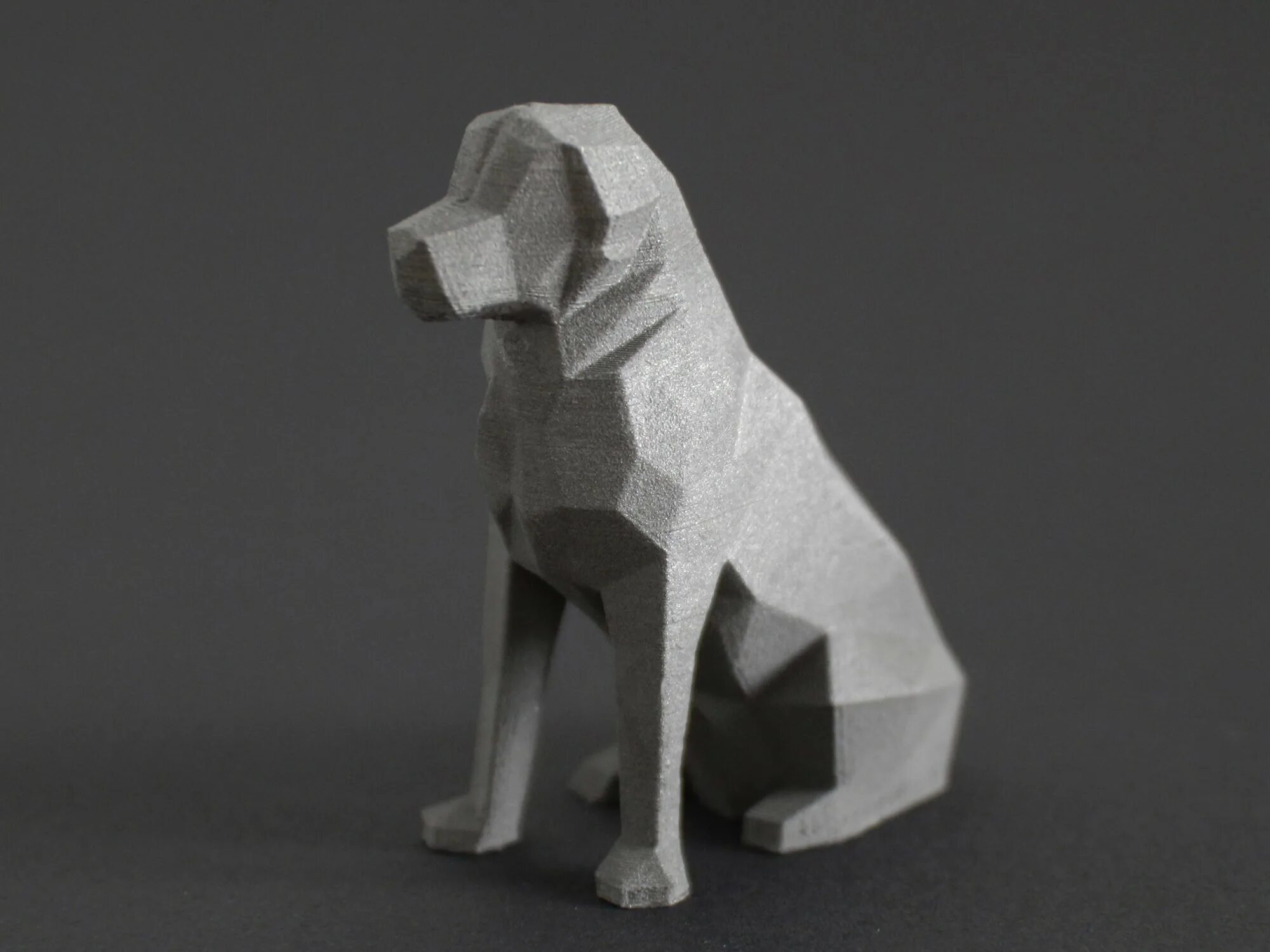 Низкополигональная модель собаки. 3д модель собаки для 3д принтера. Собака Low Poly. Собачка для 3d печати.