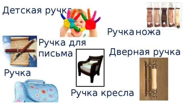 Картинки собери слово по слогам. Многозначные слова это слова. Ручка многозначное слово. Ручка многозначное. Скажи слово ручка.