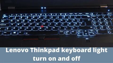 Подсветка на thinkpad