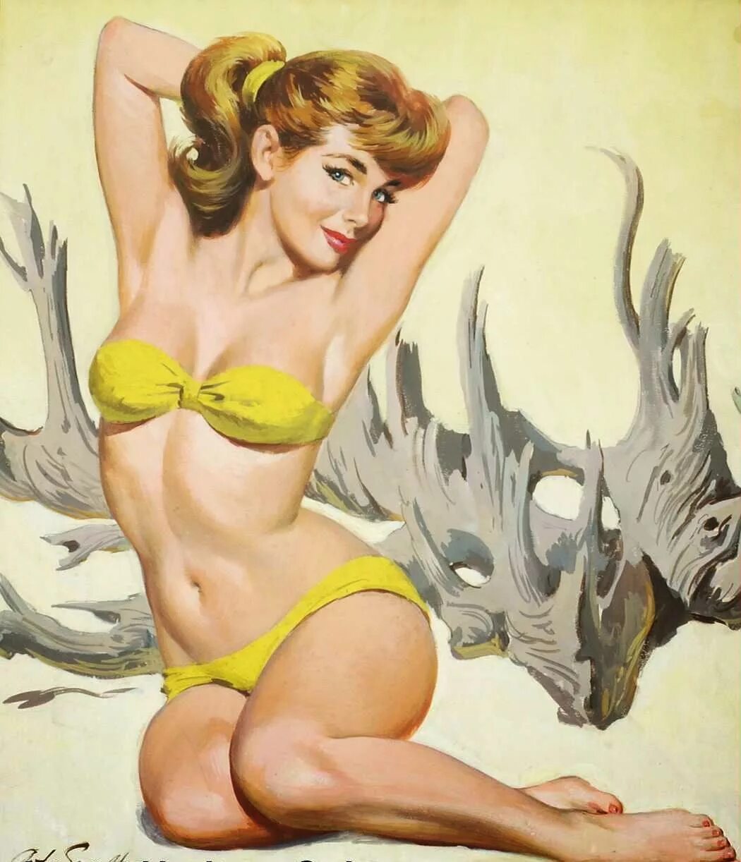 Художник Arthur Saron Sarnoff. Пин ап вход t me pin up01