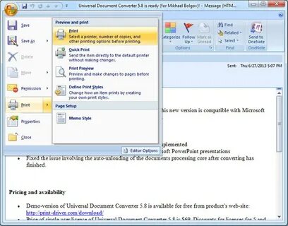 Как сохранить файлы outlook