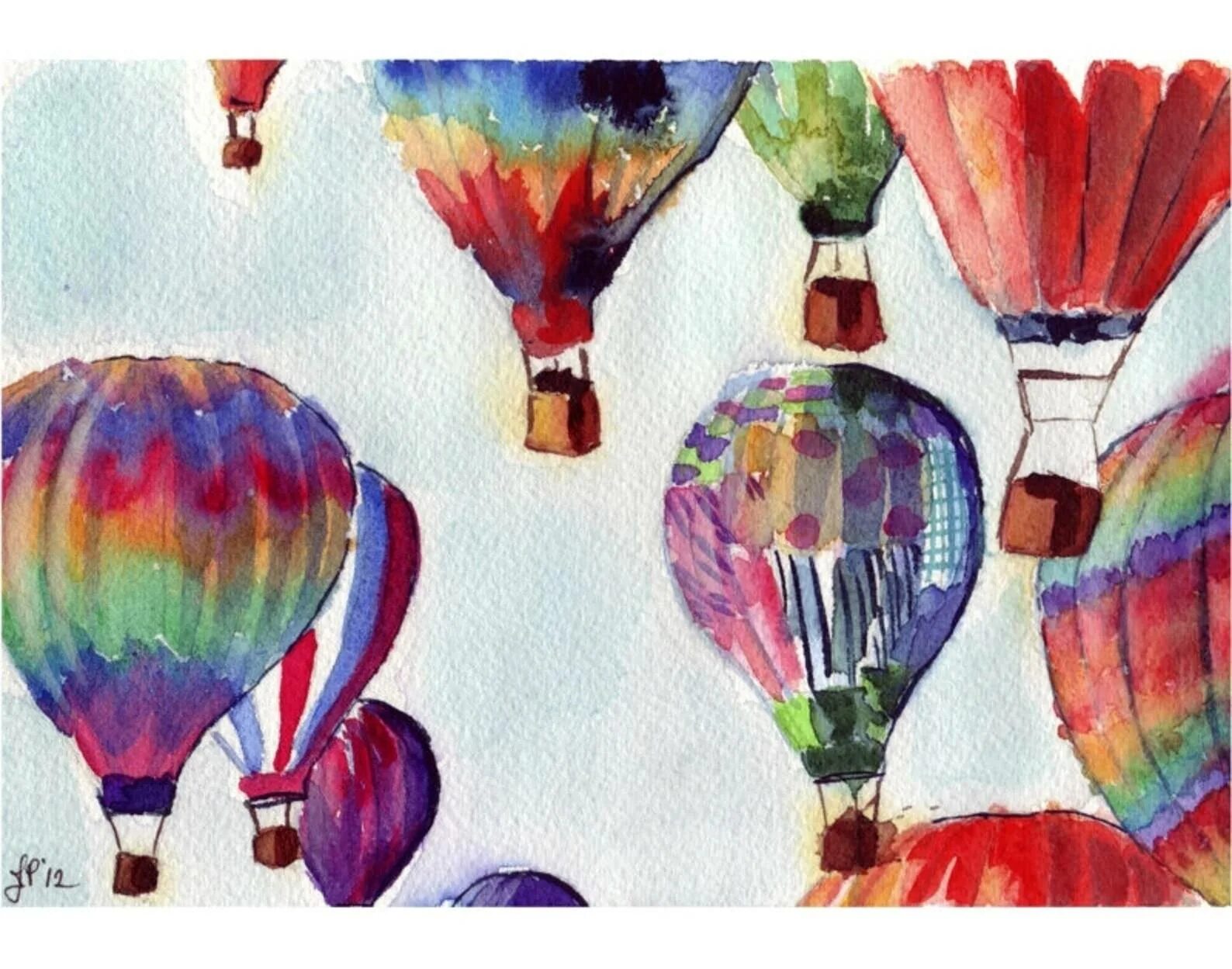 Шаров акварель. Воздушные шары акварель. Акварельный воздушный шар. Воздушные шары цветными карандашами. Воздушные шарики акварель.