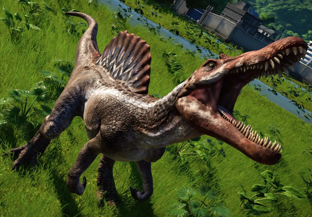 Спинозавр Jurassic World. Спинозавр Jurassic World Evolution 2. Спинозавр парк Юрского периода 3. Спинозавр мир Юрского периода 3.