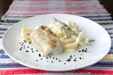Минтай в сливках