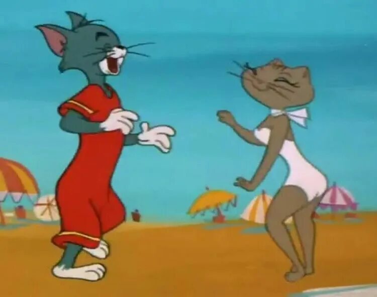 Tom beach. Muscle Beach Tom 1956. Muscle Beach Tom том и Джерри. Tom and Jerry muscle Beach Tom 1956. Джерри на пляже.