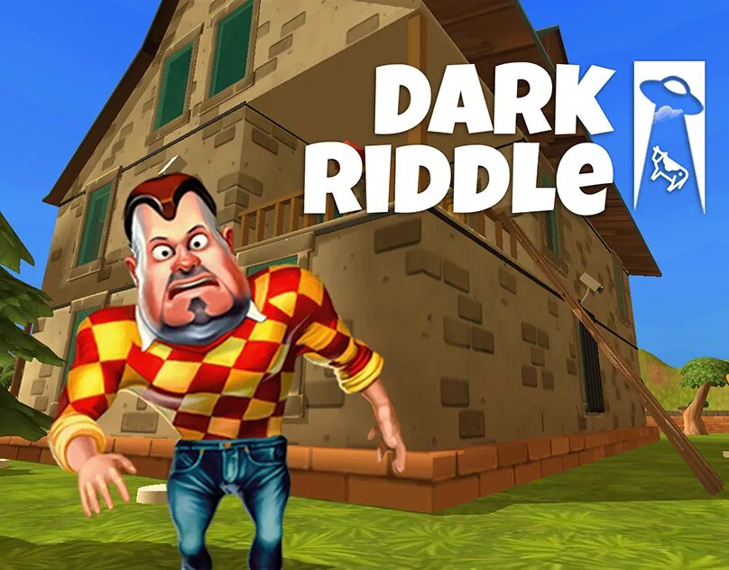 Игра ридер новый. Привет сосед Dark Riddle. Дарк Риддл 2 сосед. Dark Riddle дом. Дарк ридер привет сосед.