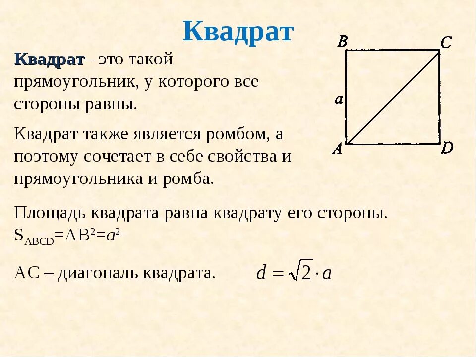 Диагональ квадрата. Диагональ квадрата формула. Площадь прямоугольника через диагональ. Периметр прямоугольника через диагональ.