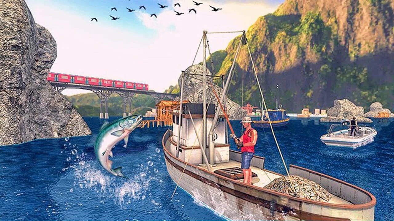 Игры fish simulator. Симулятор рыбалки на лодке. Игра про рыбалку на корабле. Симулятор рыбалки на корабле. Рыбалка 3d игра.