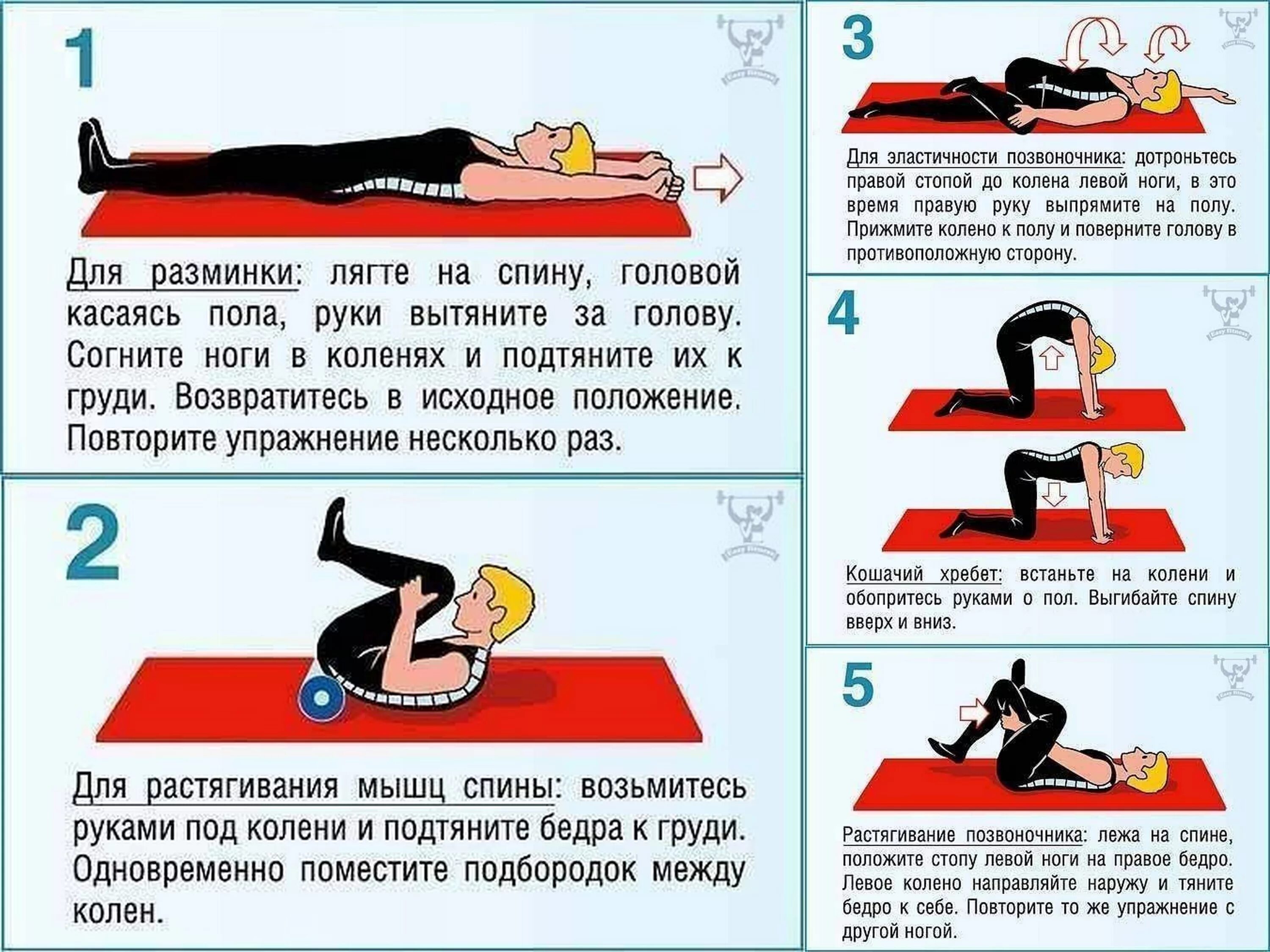 Исходное положение способствующее разгрузке позвоночника. Упражнения для растяжки спины и позвоночника. упражнения для растягивания позвоночника при межпозвоночной. комплекс упражнений на растяжку мышц спины и позвоночника. упражнения для вытягивания мышц спины и позвоночника.