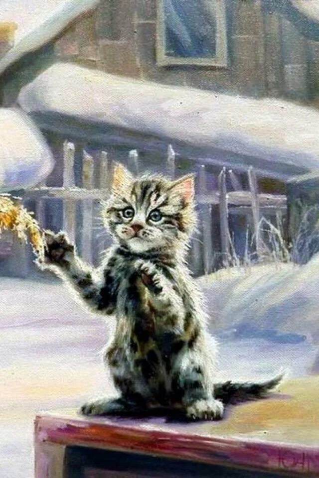 Кысик. Черный кот в снегу. ЖКХ котики снег. Волшебная киса рисунок.