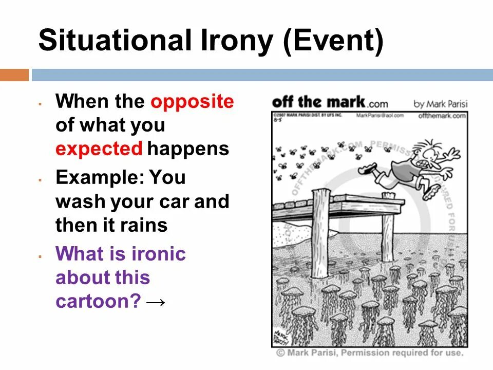 Situational irony. Situational irony is. Situational irony examples. Types of irony.