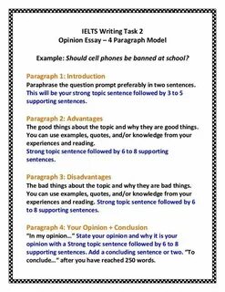 Opinion essay example