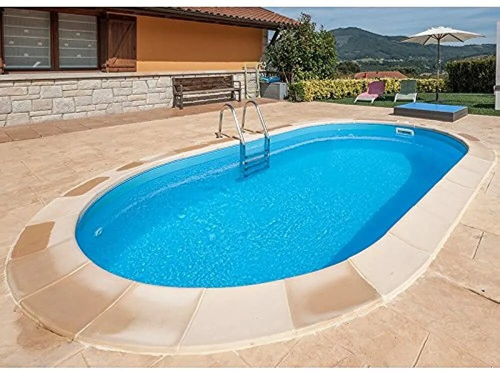 Сборный бассейн unipool. Домашний бассейн. Бассейн овальный summer fun ( 5,00 х 3,00 х1,50). Бассейн круглый summer fun ( 3,50 х 1,50). Бассейн сборный summer fun овальный-oval5,25*3,2 м.