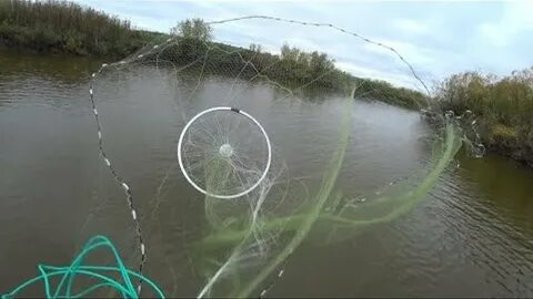 Ловля на кастинговую сеть видео