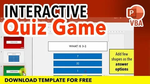Как сделать quiz