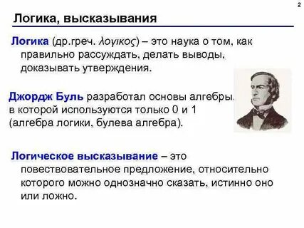 Какой ученый разработал основы алгебры логики