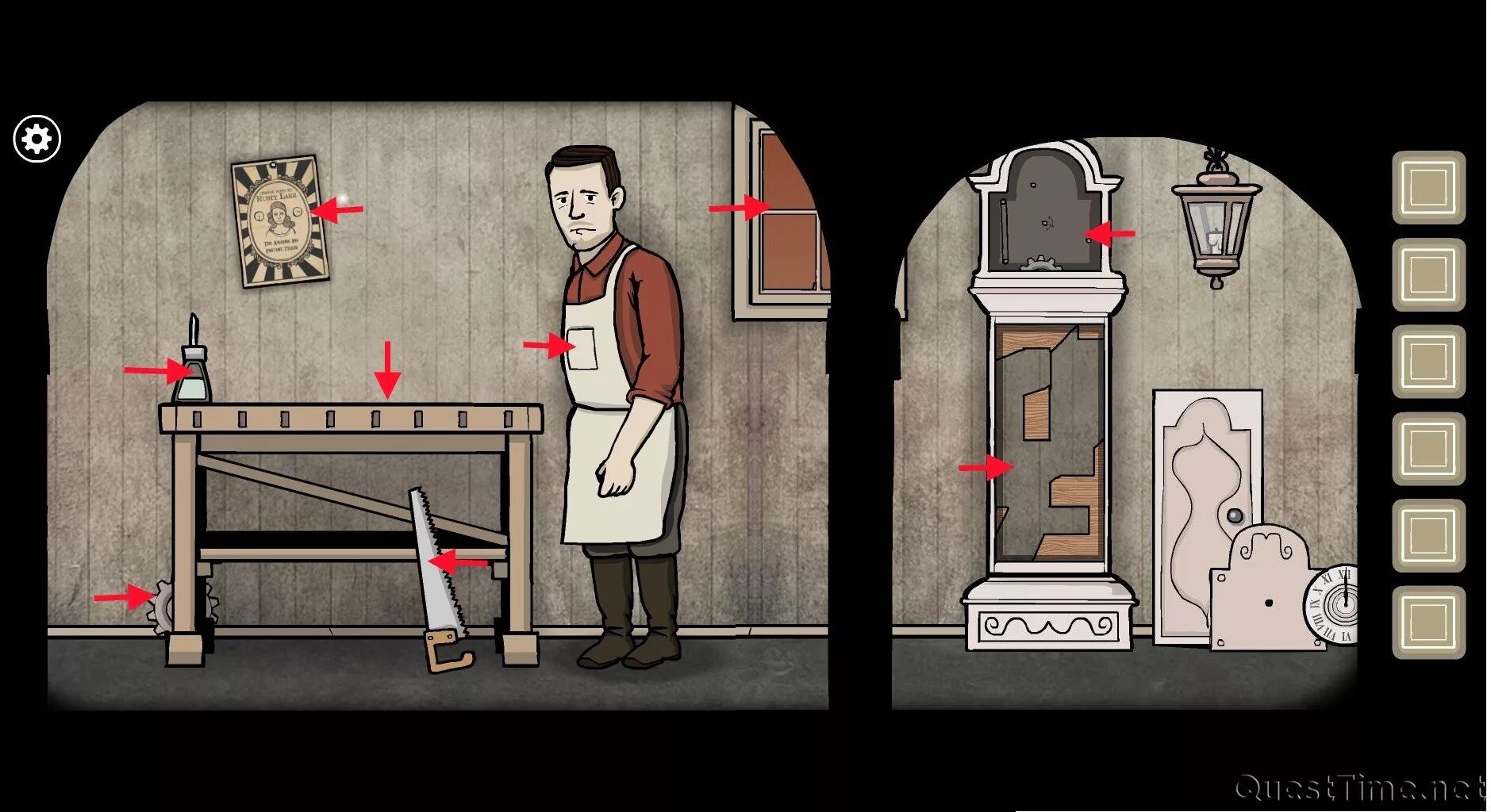 Rusty lake the lab