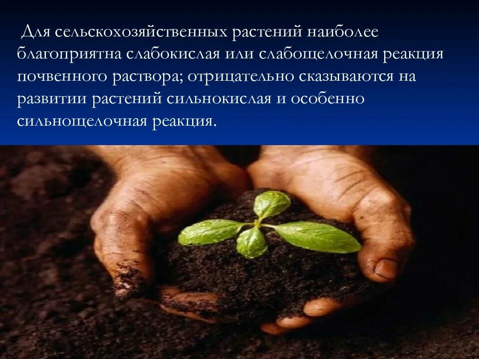 Почва и использование химических