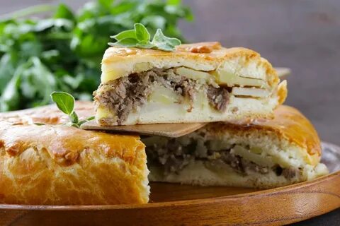 Как сделать пирог с картошкой и мясом
