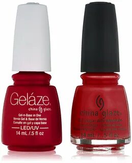 Amazon.com: China Glaze Esmalte de uñas Gelaze Tips and Toes, 108 grados, 2...