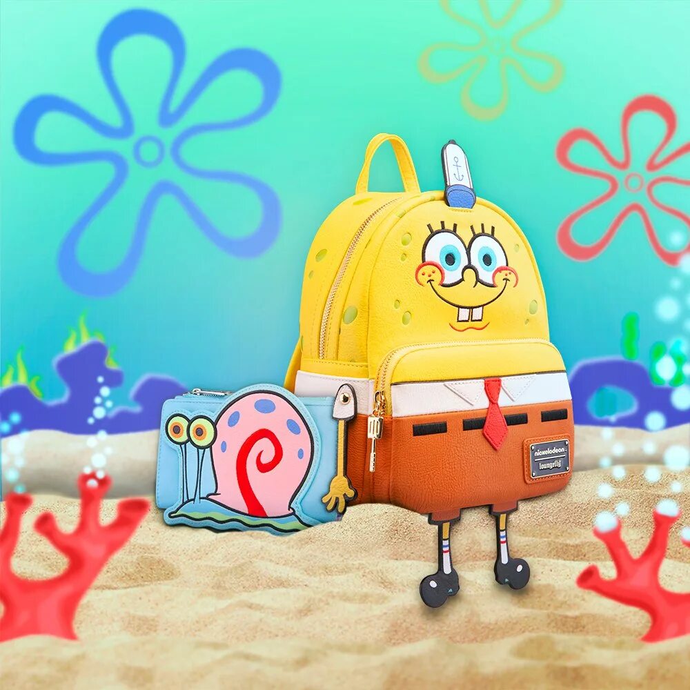 Spongebob pack. Loungefly рюкзак Spongebob: Jelly Fishing Mini. Рюкзак Спанч Боб. Backpack Spongebob. Nickelodeon Mini Puzzle Heroes fandom.