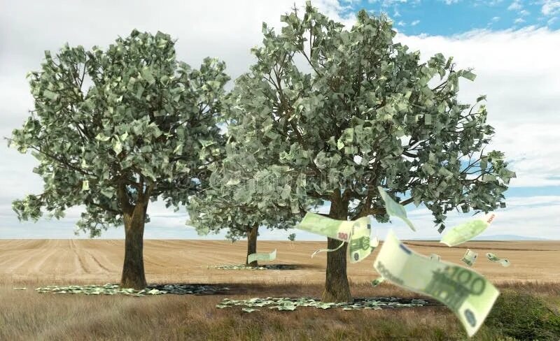 Человек поливает дерево. Grow trees on trees. Дерево растет из денег. Деньги на деревьях не растут. Money doesn t grow on trees.