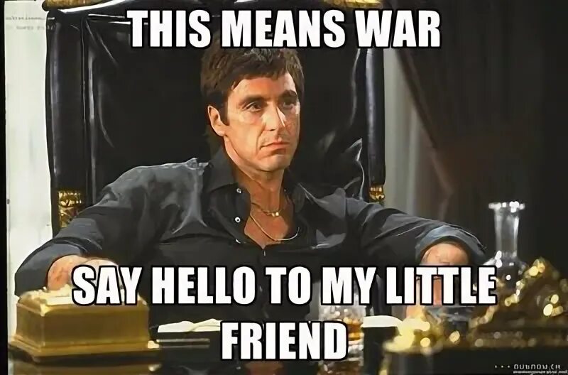 Say hello my. Say hello to my little friend meme. say hello to my little friend. this means. say hello to my little friend art.