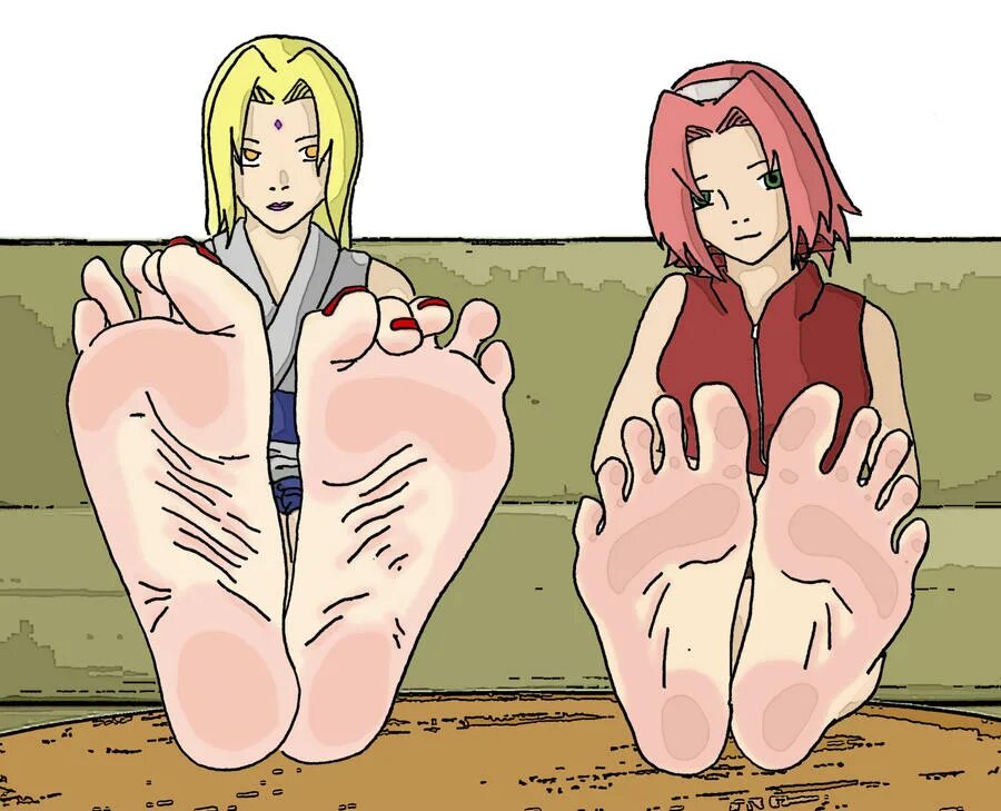 Sakura feet. Ноги Тсунаде из Наруто. Ноги цунаде цунаде. Сакура футфетишь щекотка. Цунаде фута.