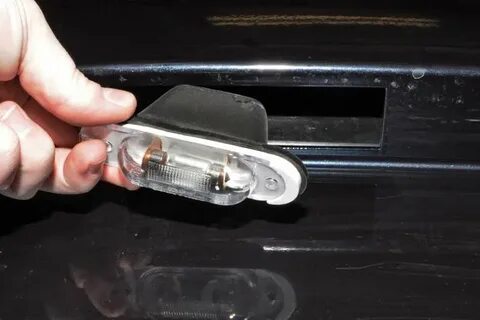 Как поменять лампочки на номере гранта