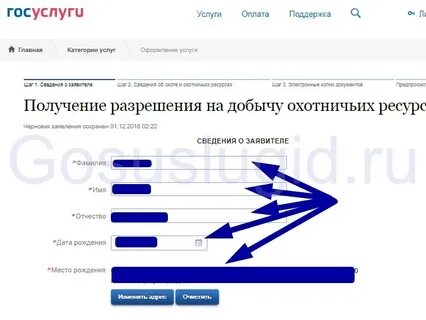 Госуслуги получить разрешение на добычу