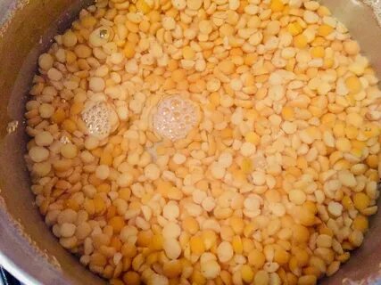 Приготовление гороховой каши в кастрюле без замачивания