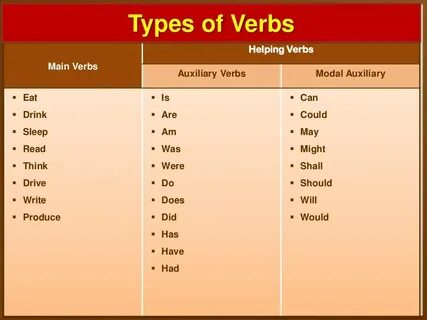 Main types