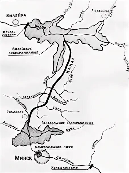 Transboundary river basins in Belarus Карта, Беларусь