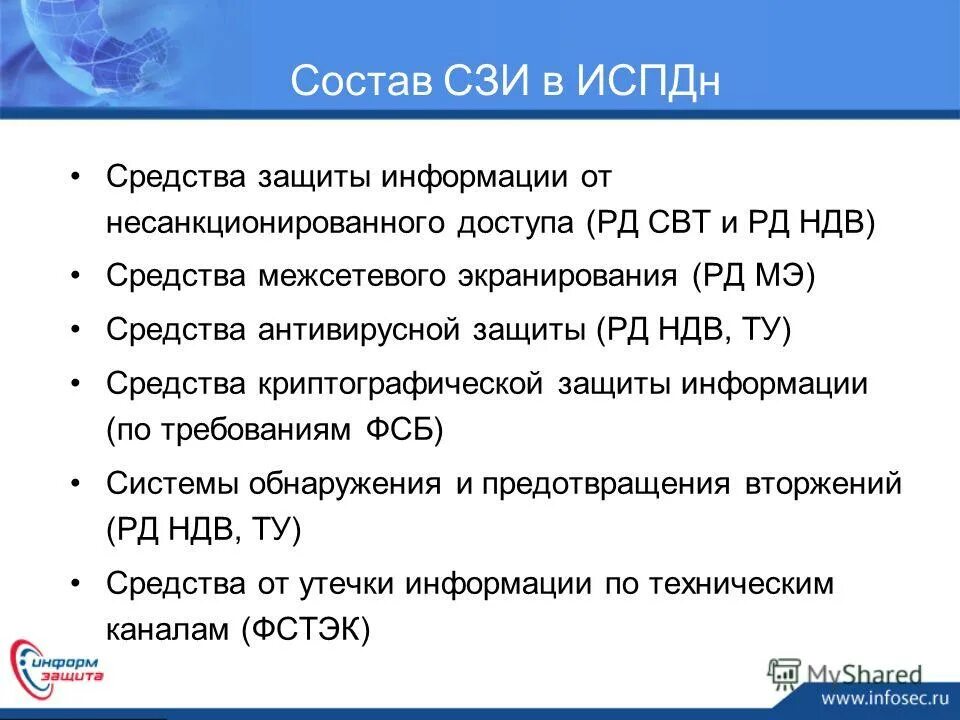 Рд средства вычислительной техники. Средства защиты от несанкционированного доступа. средства защиты информации от нсд. сзи для испдн. средства межсетевого экранирования.