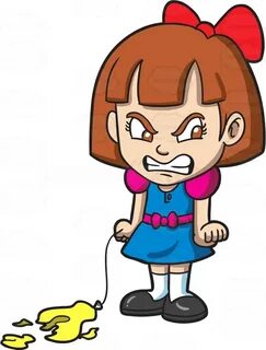 She is am angry