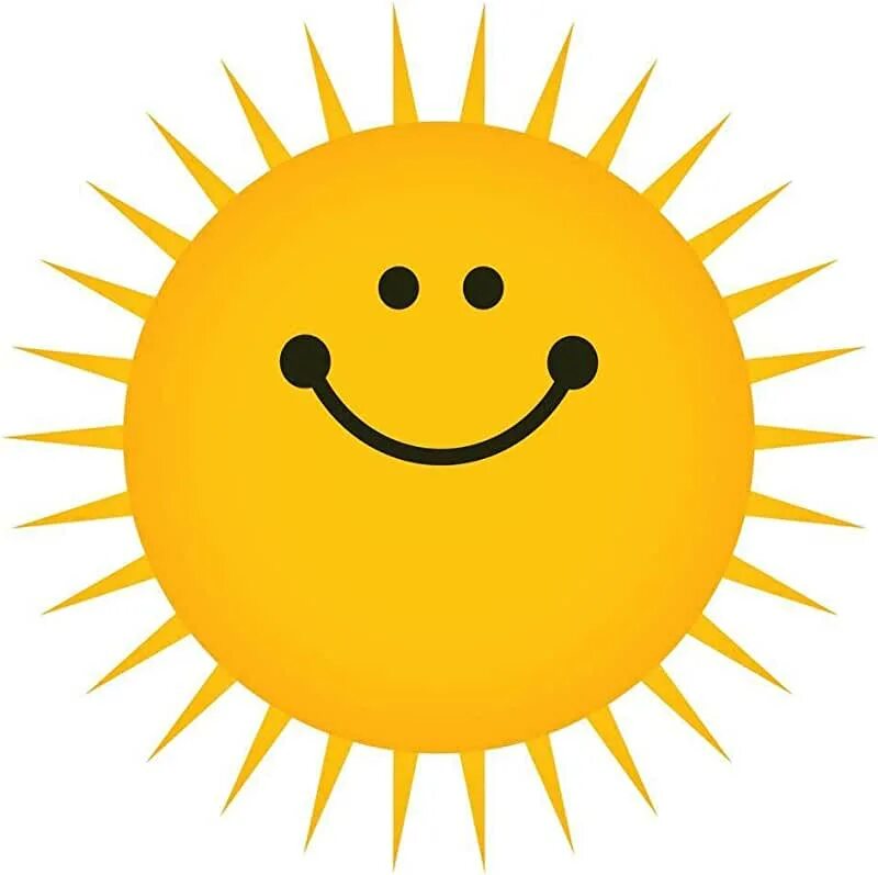 Sun is smiling