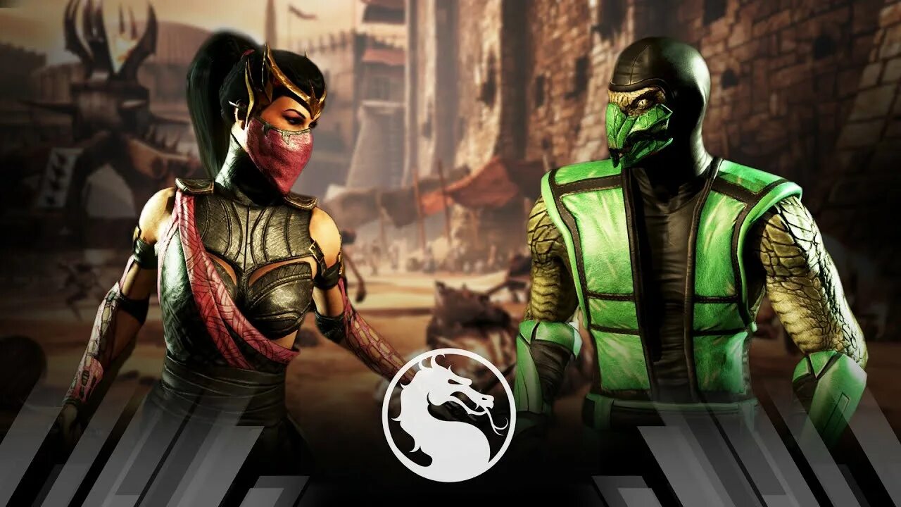 Рептилия против. Рептилия Mortal Kombat 11. Коталь Кан и Милина. Reptile MK XL. Камелеона мортал комбат.