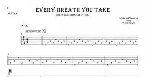 Every breath you take текст