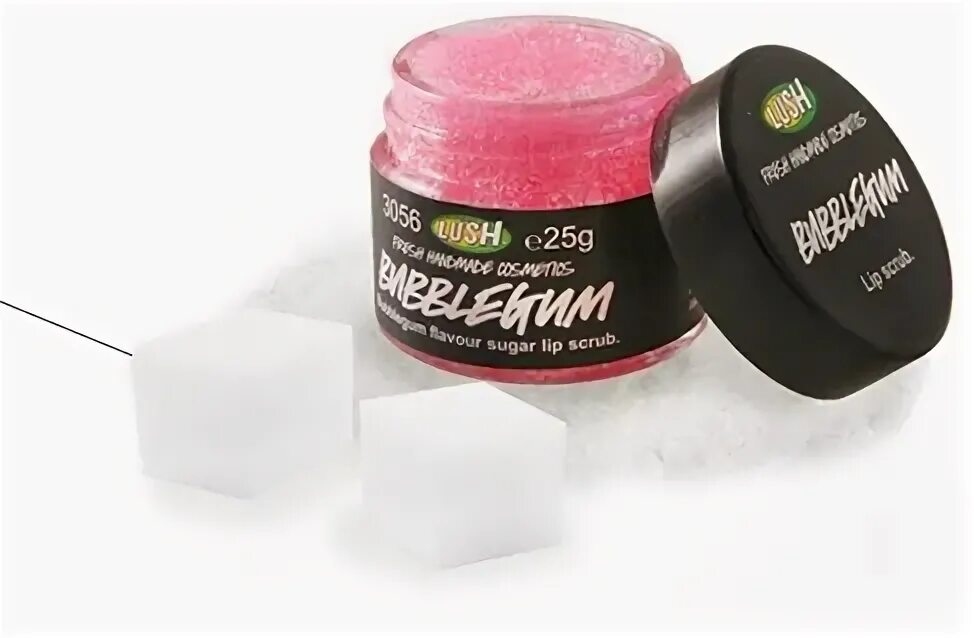 Скраб для губ lush. Скраб Bubblegum. Мелкодисперсный скраб для губ. Скраб для губ Jon.