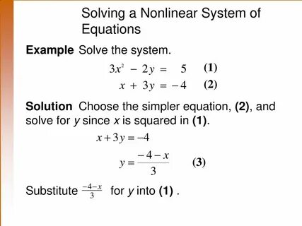 Examples solving