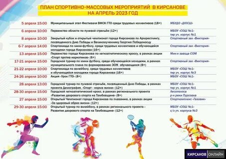 Тест массовые мероприятия