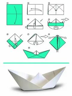 Как сделать кораблик оригами из бумаги: схемы для начинающих поэтапно