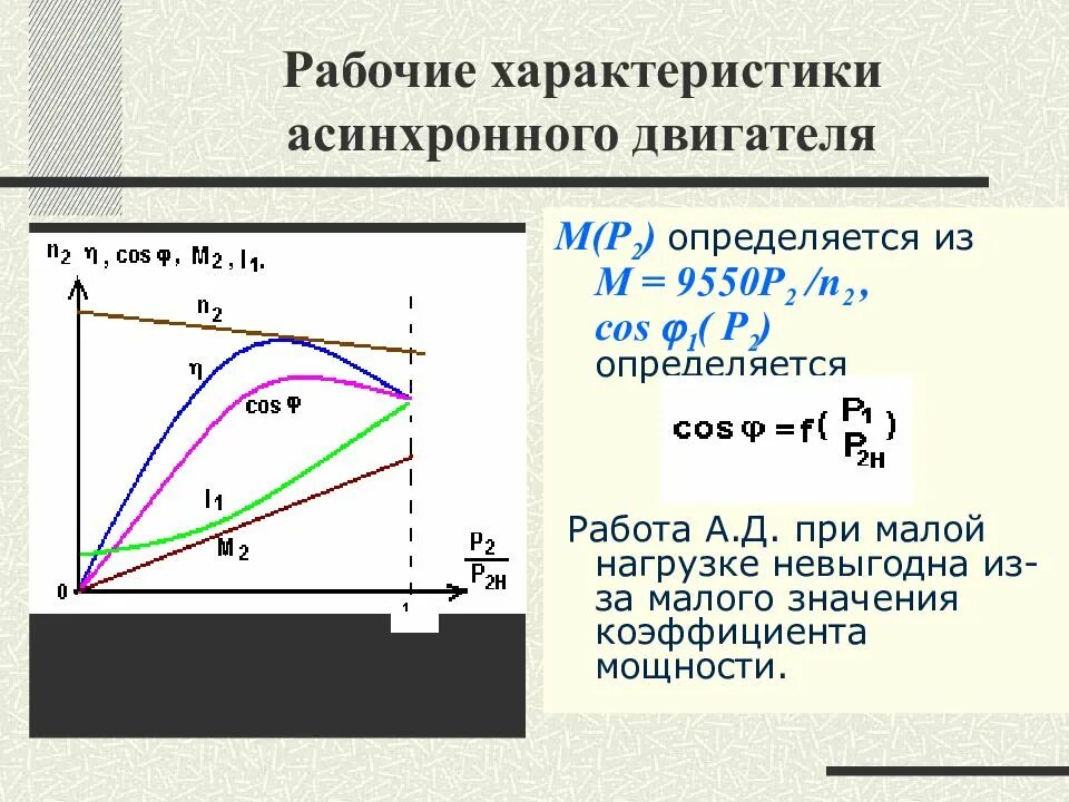 Рабочие параметры двс