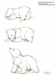 Как нарисовать белого мишку