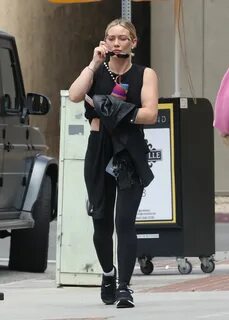 HILARY DUFF Arrives at Workout Session at a Gym in Studio City 06/02/2023.